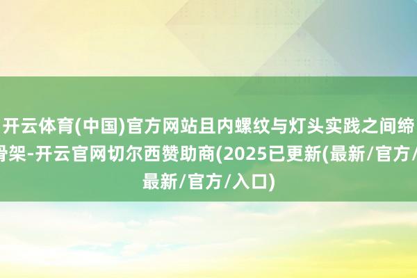 开云体育(中国)官方网站且内螺纹与灯头实践之间缔造有骨架-开云官网切尔西赞助商(2025已更新(最新/官方/入口)