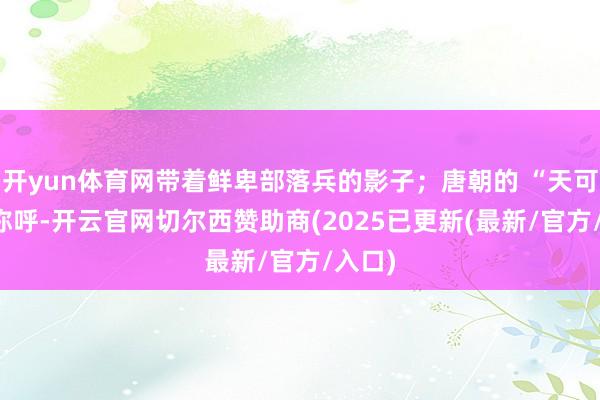 开yun体育网带着鲜卑部落兵的影子；唐朝的 “天可汗” 称呼-开云官网切尔西赞助商(2025已更新(最新/官方/入口)
